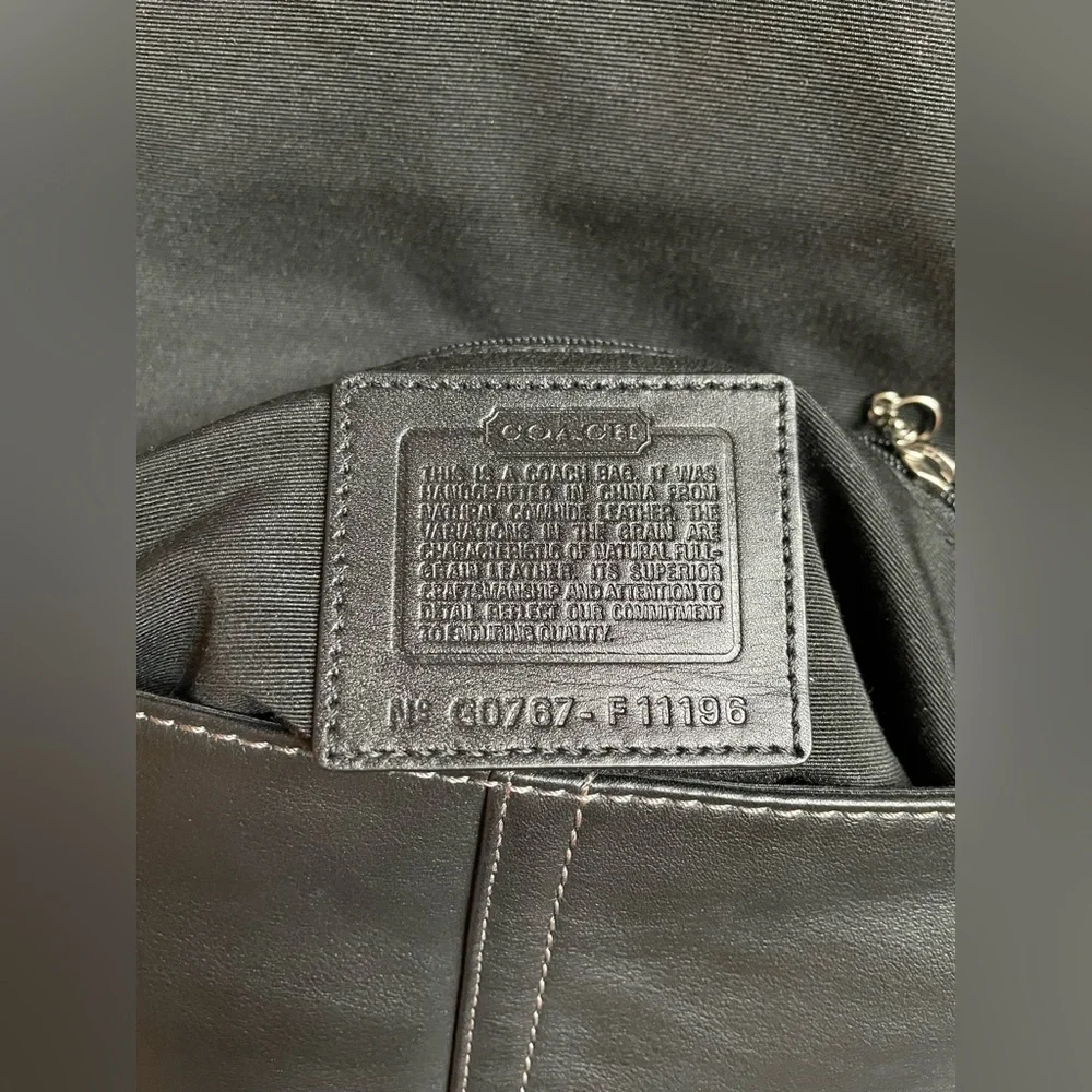 Coach Black Hampton crossbody
